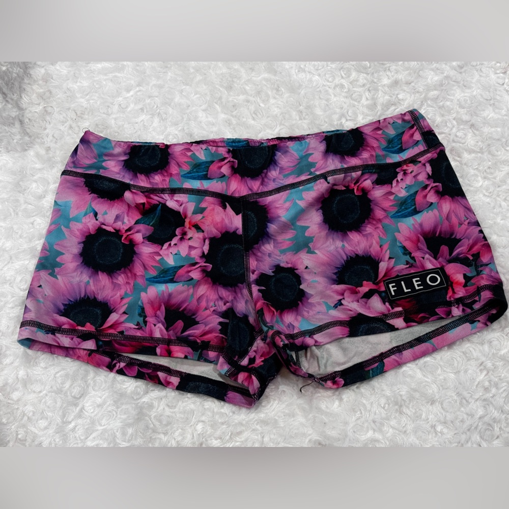 Fleo XL 3.25 Pink Sunflowers Good Condition